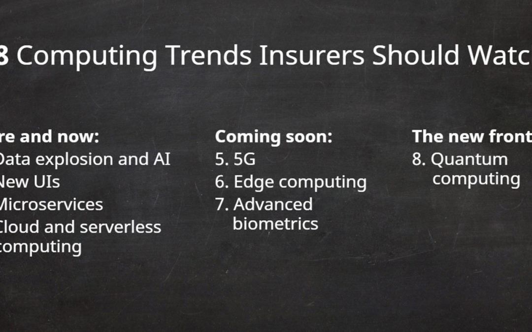What 8 Computing Trends Should Insurers be Watching?